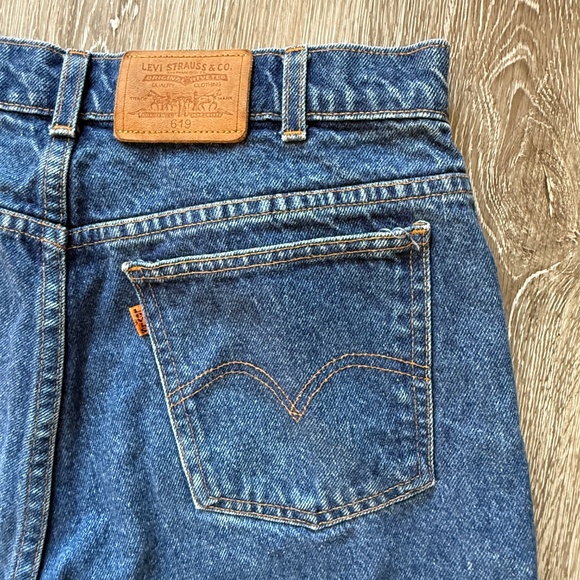 Must Have Vintage Levi's 619 Orange Tab Blue Jeans - Picture 1 of 12